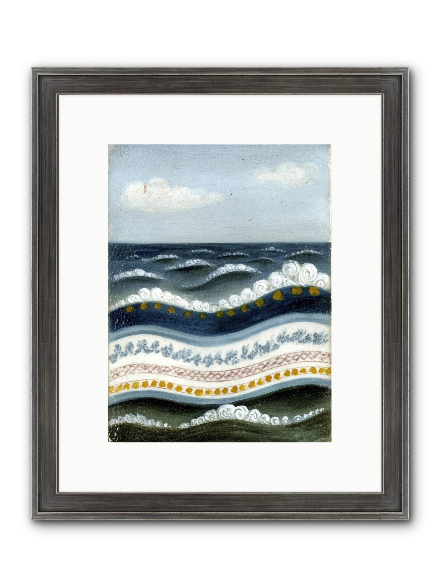 Painted Waters Framed Print - Slimwoods Black/Silver 9x12