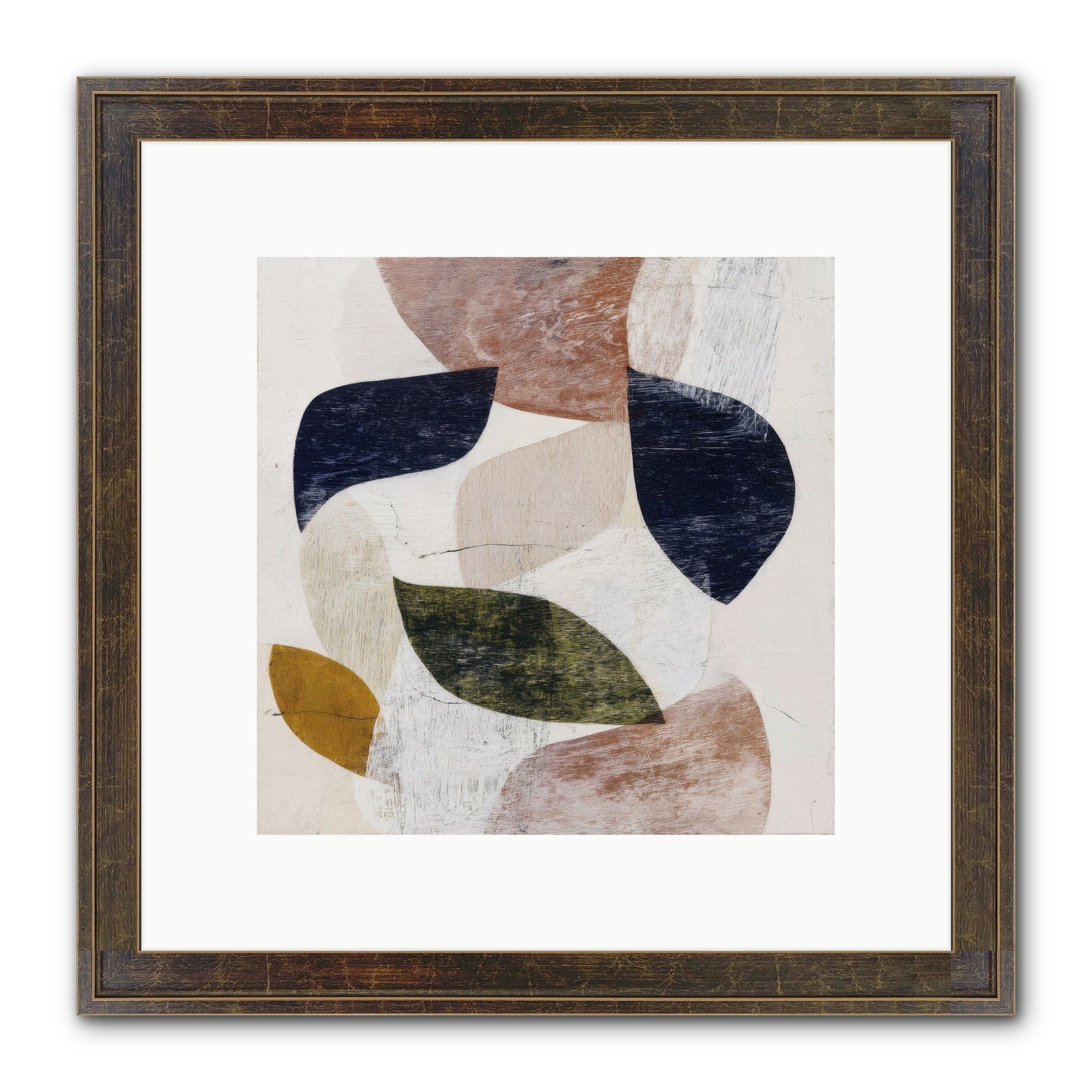 Pale Garnet Framed Print - Slimwoods Black/Gold 10x10