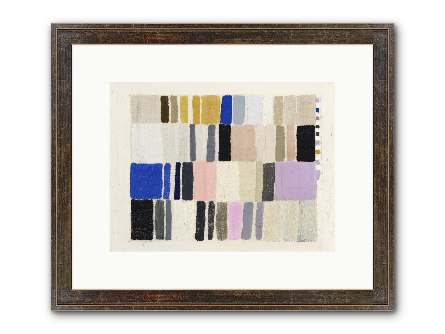 Palisade Flicker Framed Print - Slimwoods Black/Gold 12x9