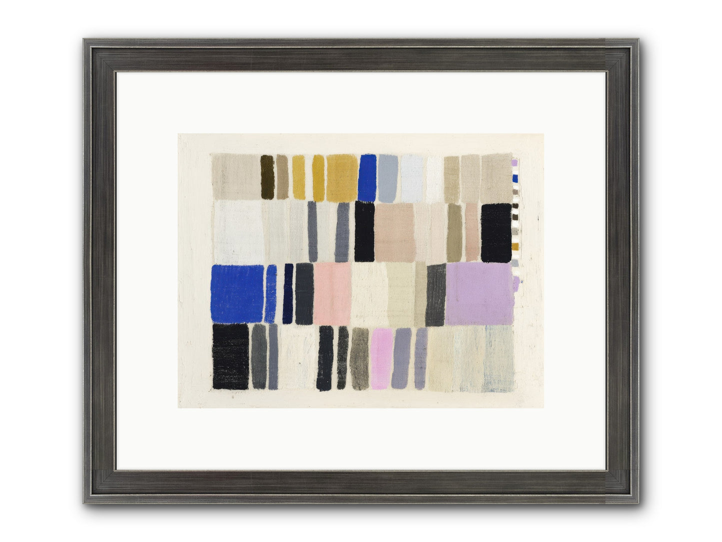 Palisade Flicker Framed Print - Slimwoods Black/Silver 12x9