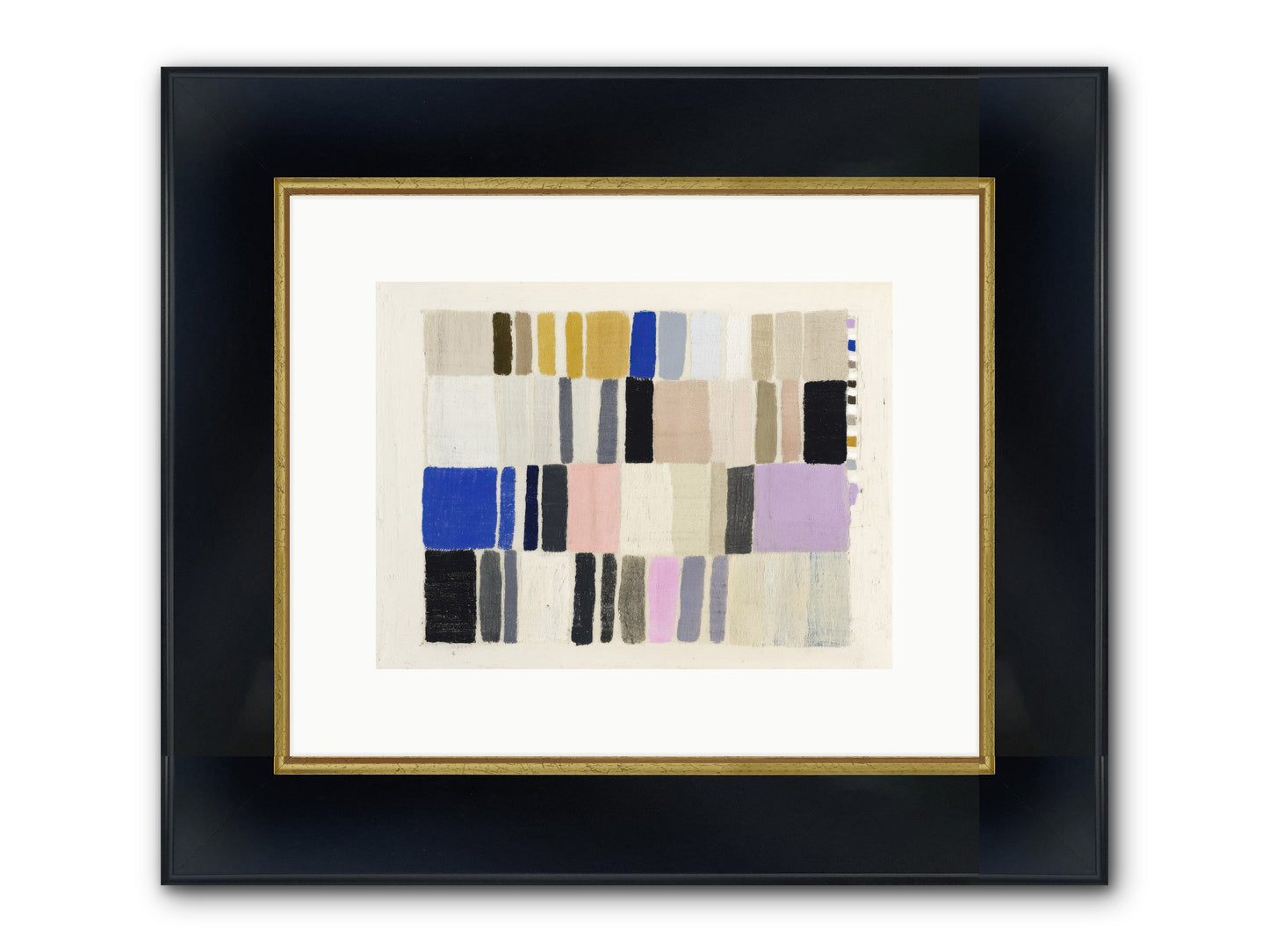 Palisade Flicker Framed Print - Wide Black w/Gold 12x9