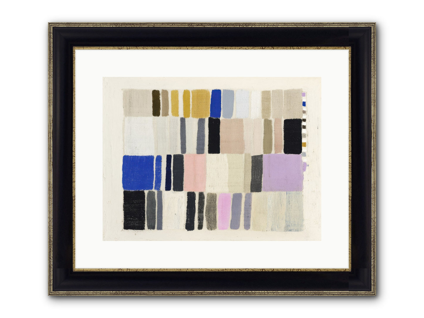Palisade Flicker Framed Print - Black & Gold 16x12