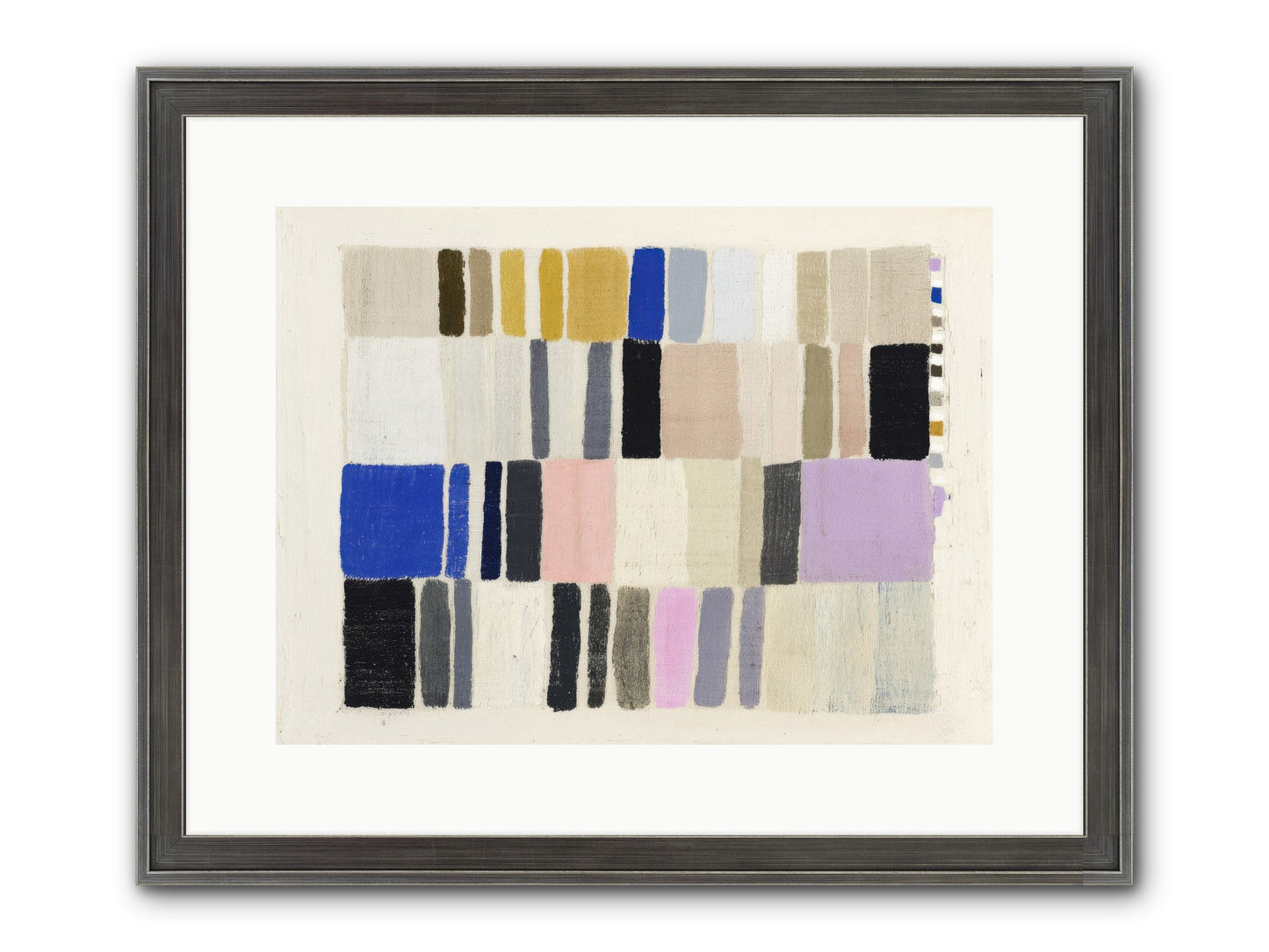 Palisade Flicker Framed Print - Slimwoods Black/Silver 16x12
