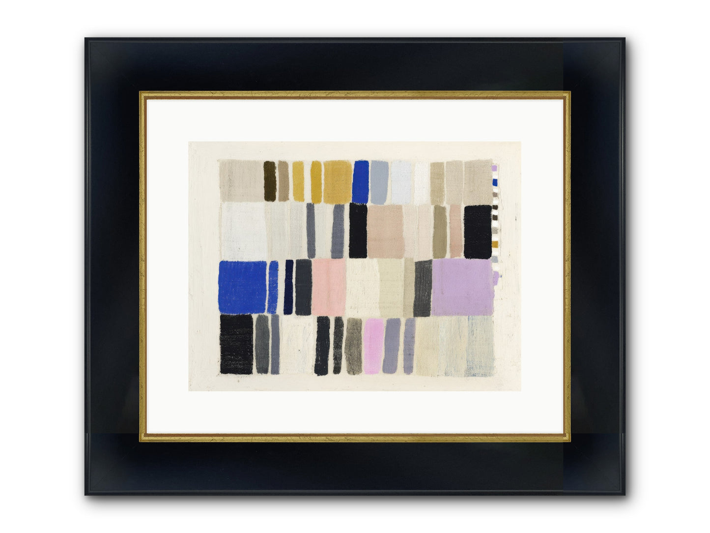 Palisade Flicker Framed Print - Wide Black w/Gold 16x12