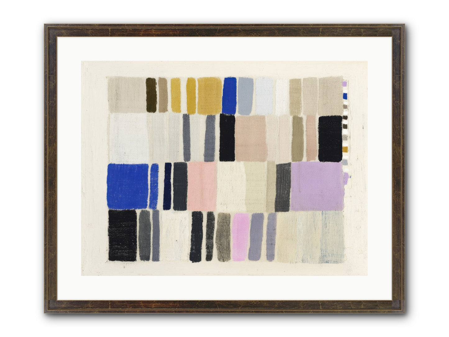 Palisade Flicker Framed Print - Slimwoods Black/Gold 24x18