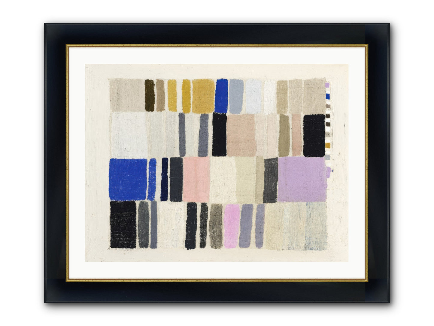 Palisade Flicker Framed Print - Wide Black w/Gold 32x24