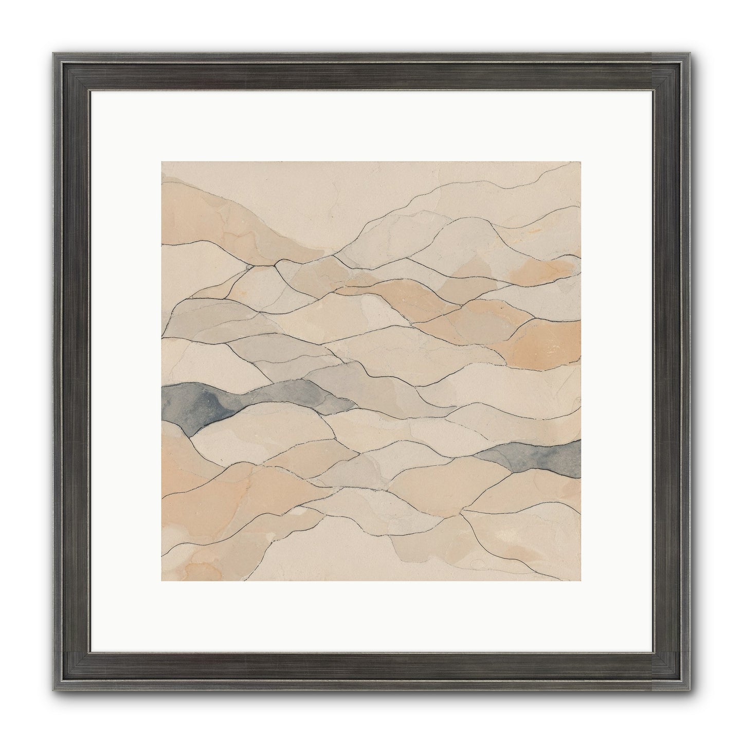 Paperback Galaxy Framed Print - Slimwoods Black/Silver 12x12