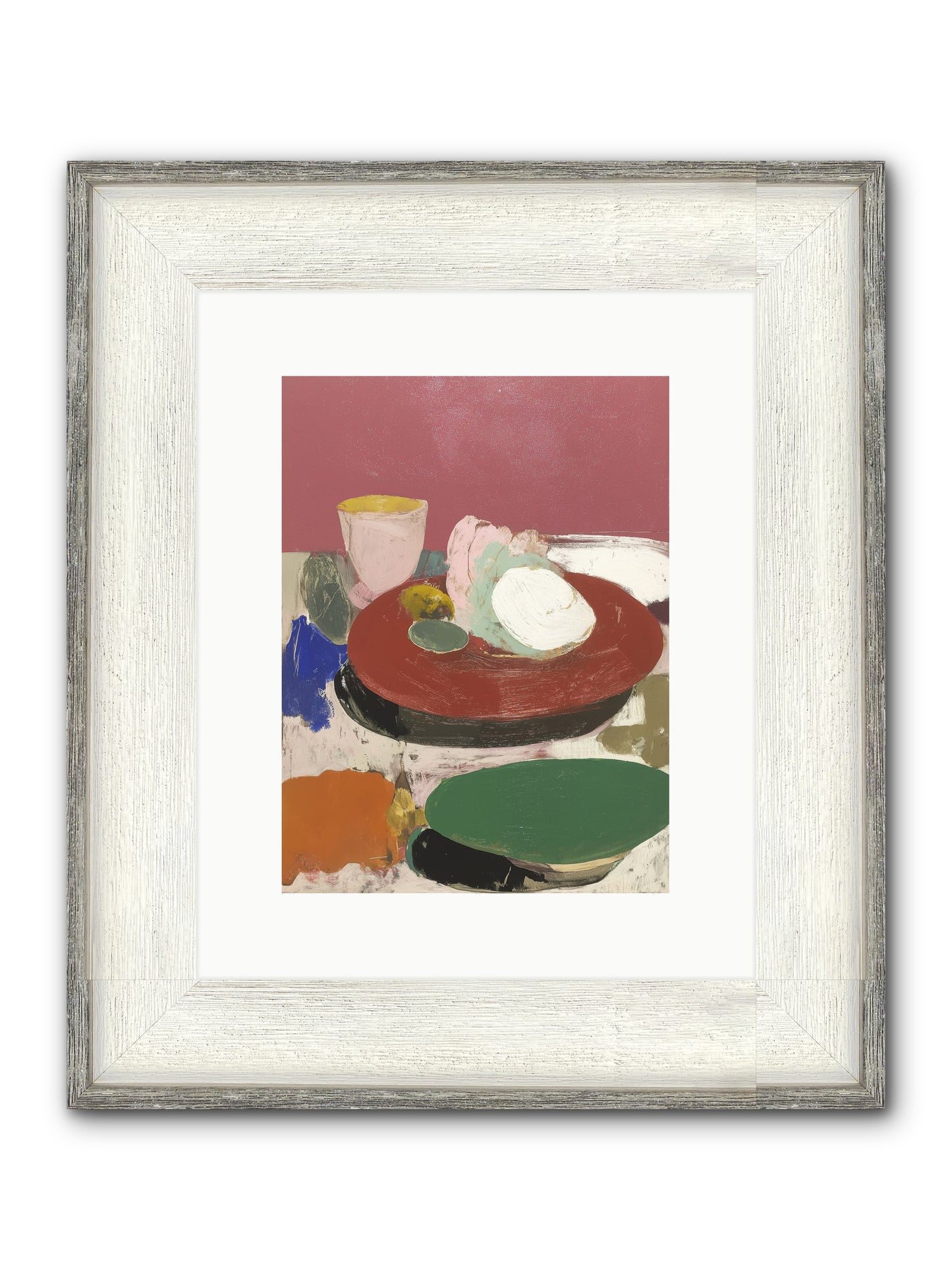 Parisian Dawn Framed Print - Driftwood White 9x12