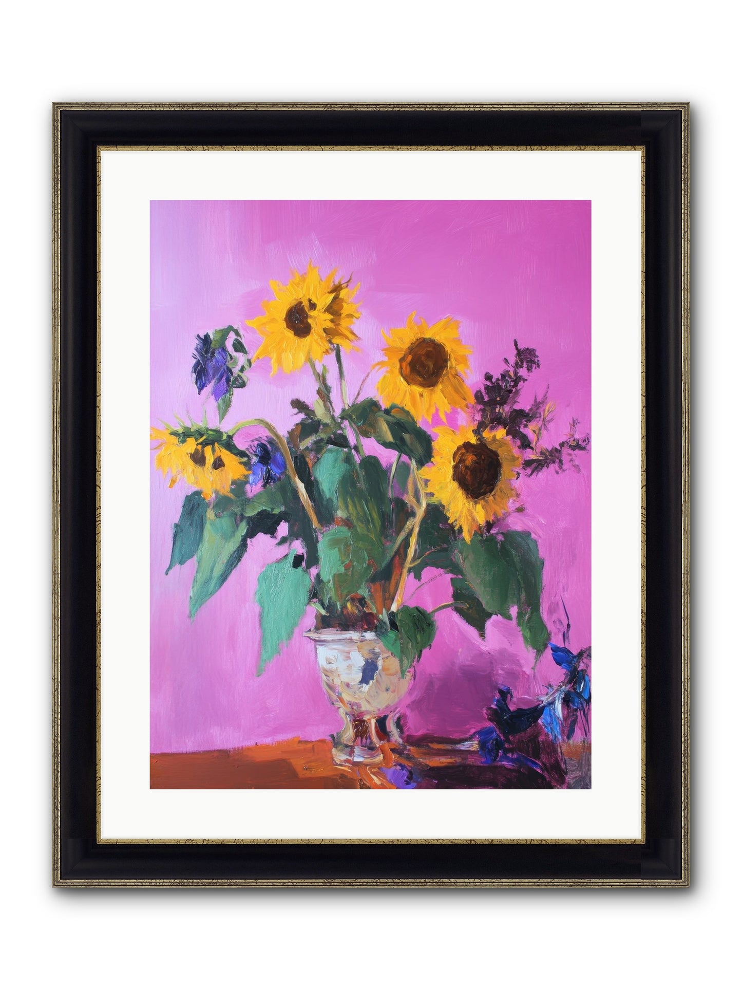Parisian Vanishing Framed Print - Black & Gold 18x24