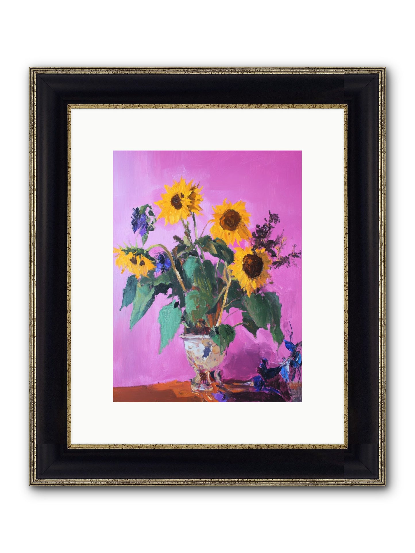 Parisian Vanishing Framed Print - Black & Gold 9x12