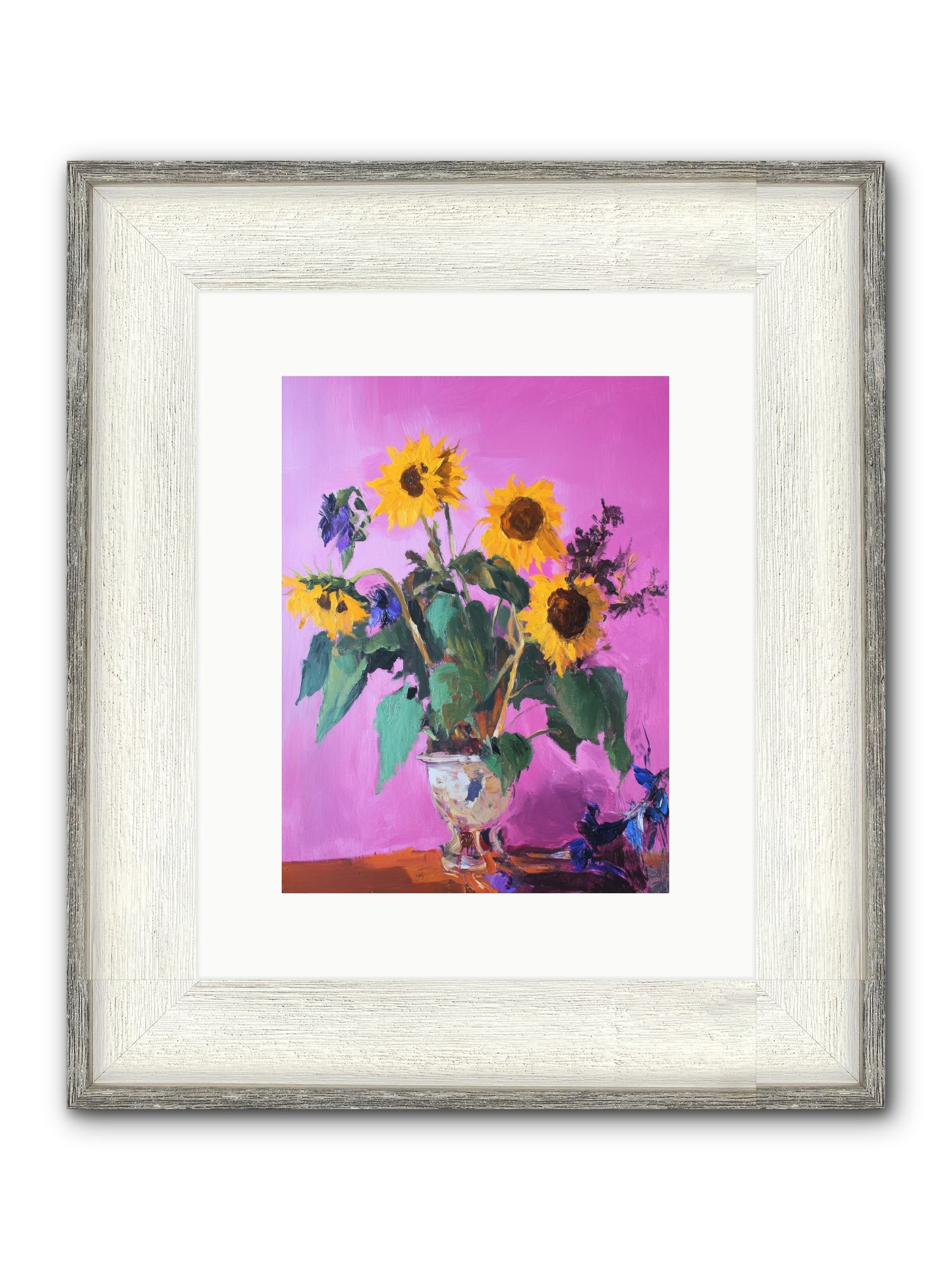 Parisian Vanishing Framed Print - Driftwood White 9x12