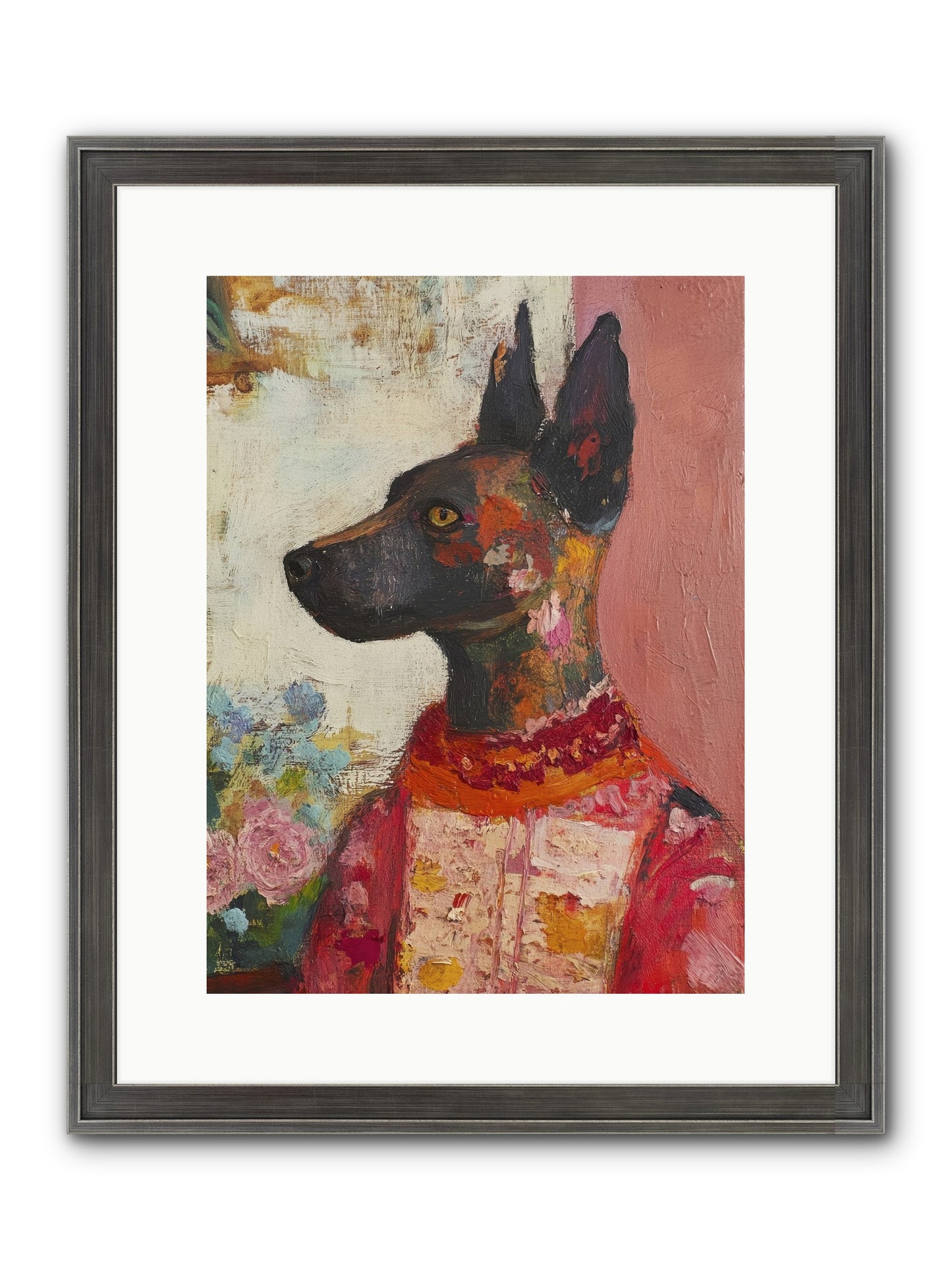Parlor Muse Framed Print - Slimwoods Black/Silver 12x16
