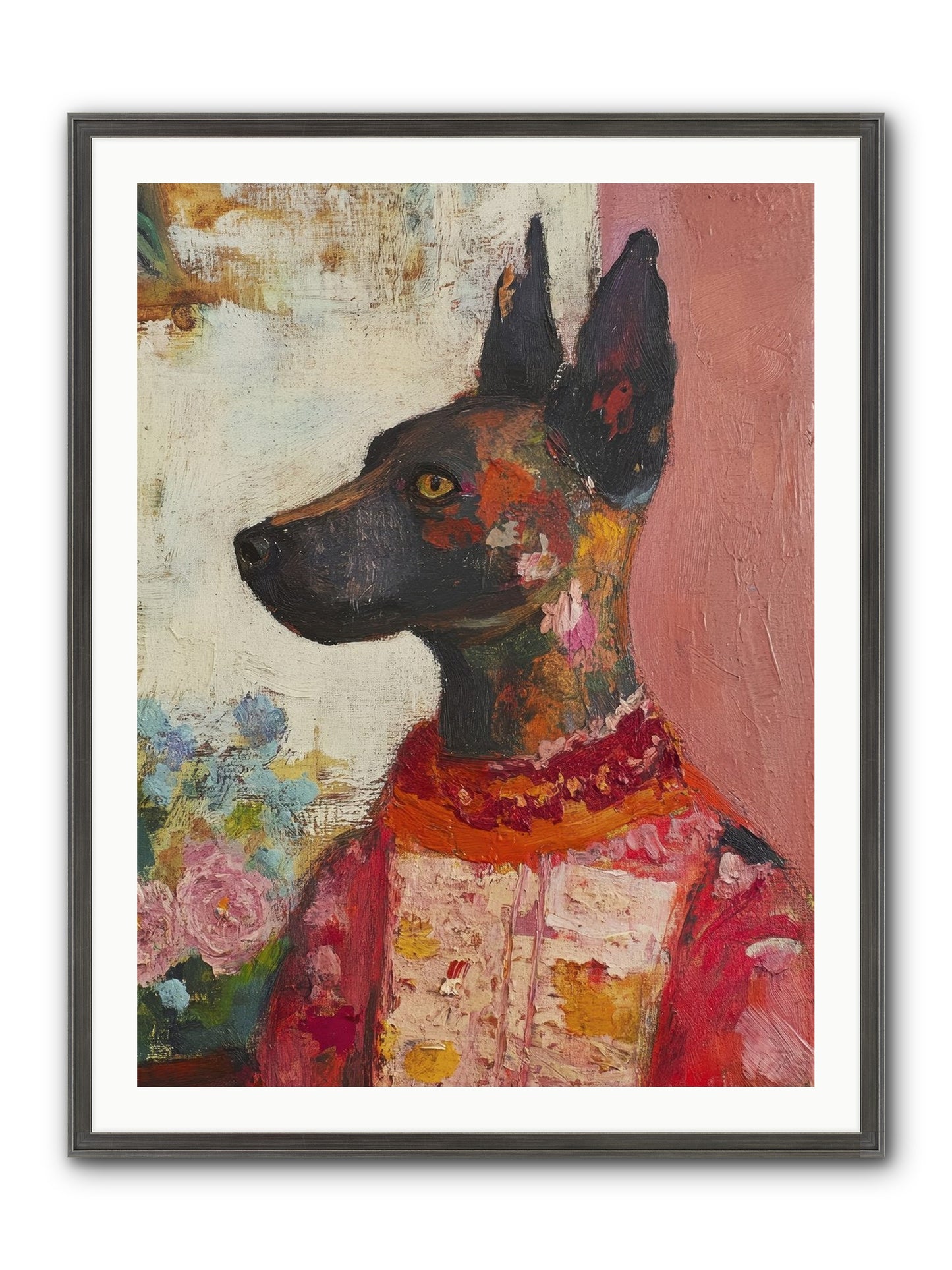 Parlor Muse Framed Print - Slimwoods Black/Silver 30x40