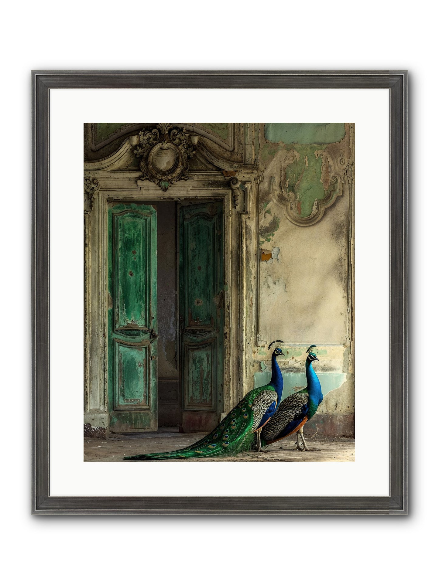 Passage To Avian Majesty Framed Print - Slimwoods Black/Silver 16x20