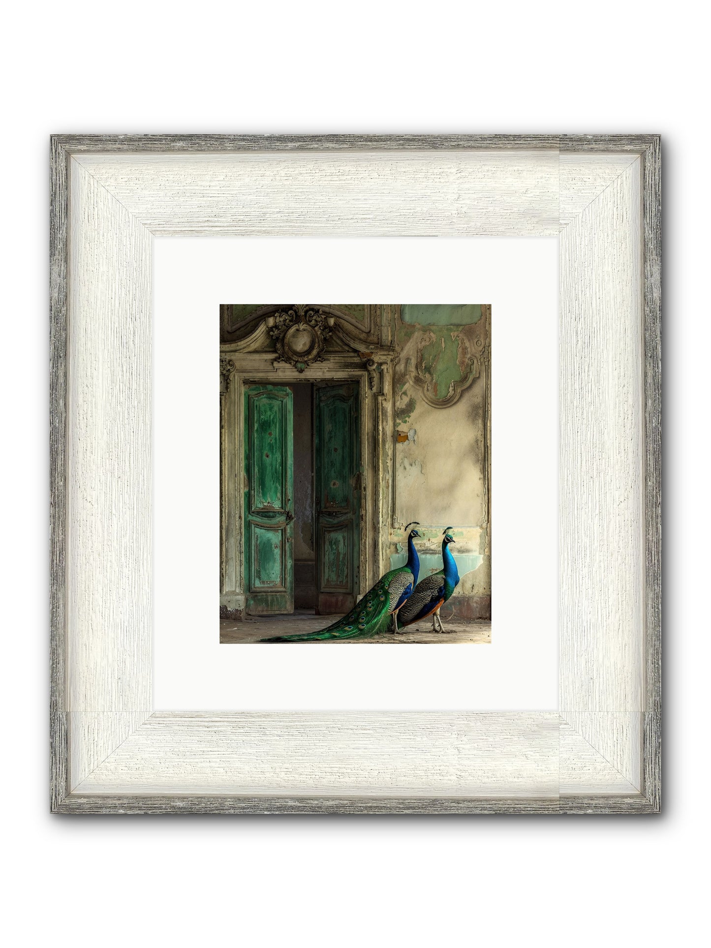 Passage To Avian Majesty Framed Print - Driftwood White 8x10