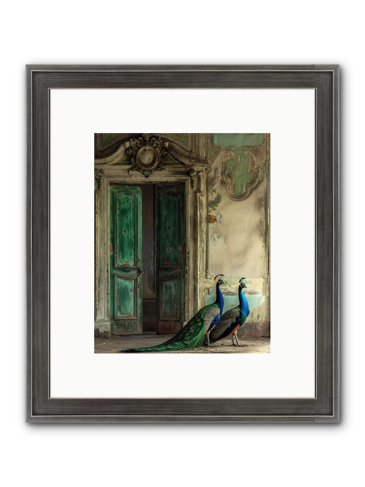 Passage To Avian Majesty Framed Print - Slimwoods Black/Silver 8x10