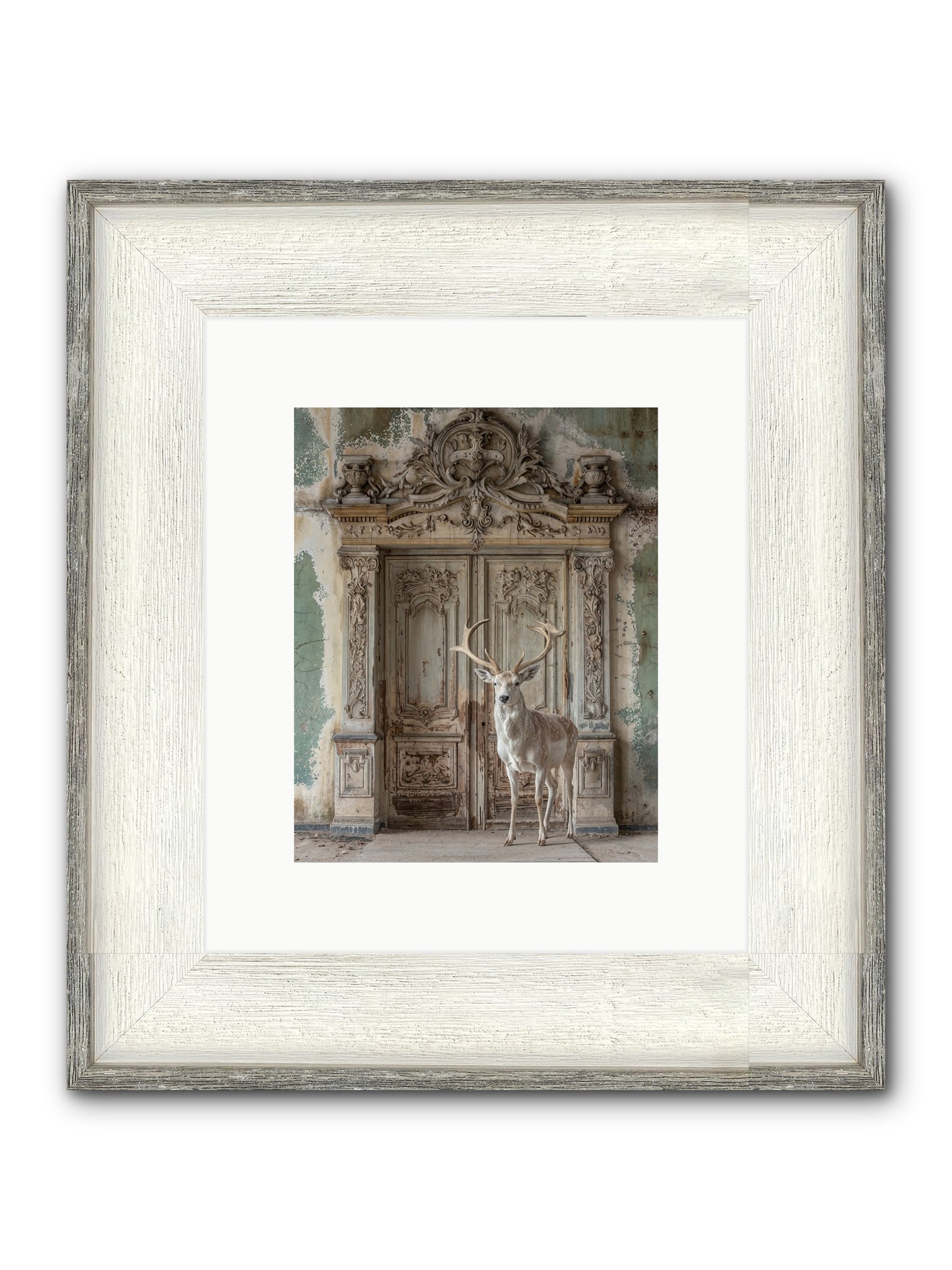 Passage To Ethereal Forests Framed Print - Driftwood White 8x10