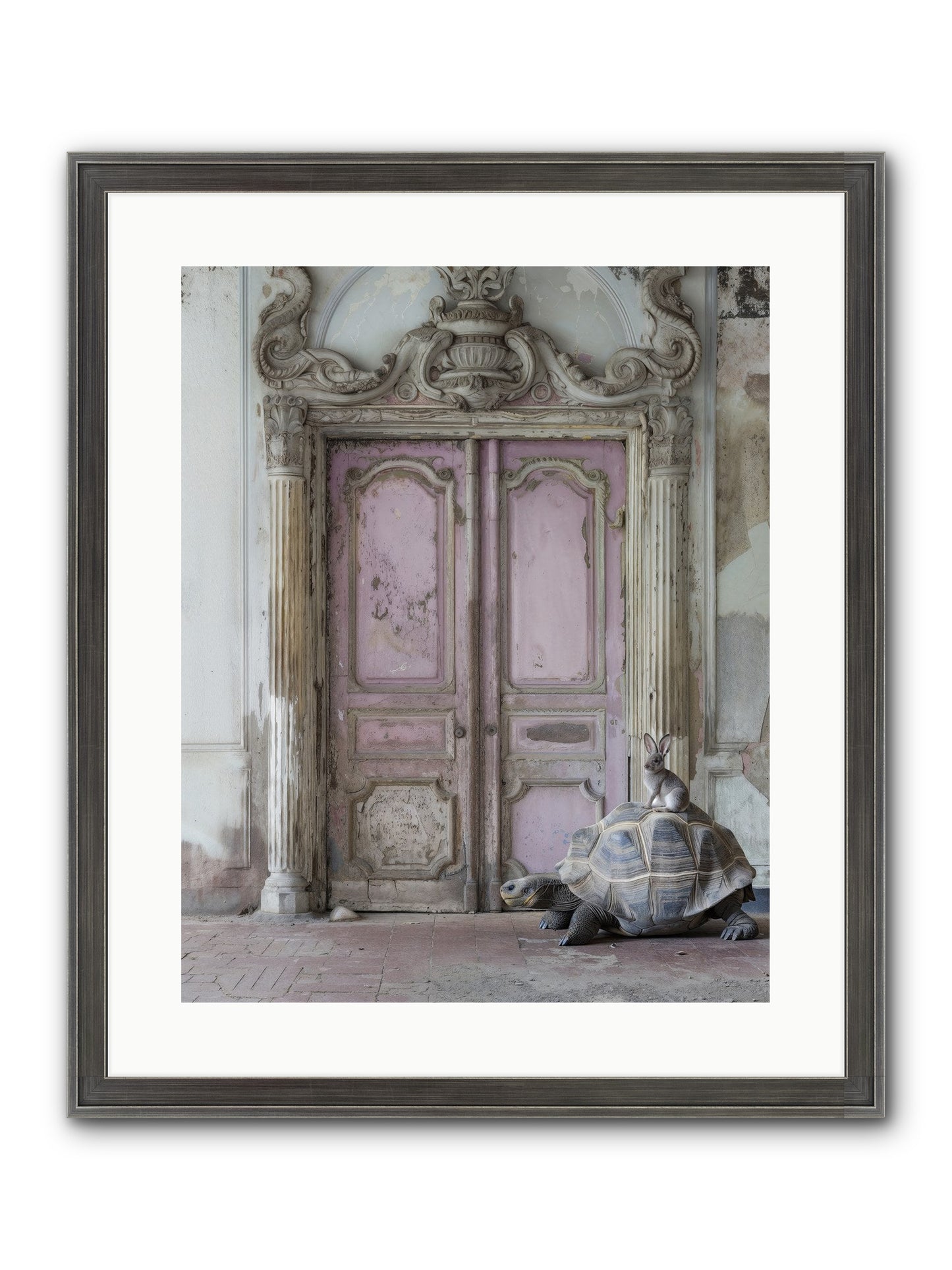 Passage To Whimsical Lands Framed Print - Slimwoods Black/Silver 16x20