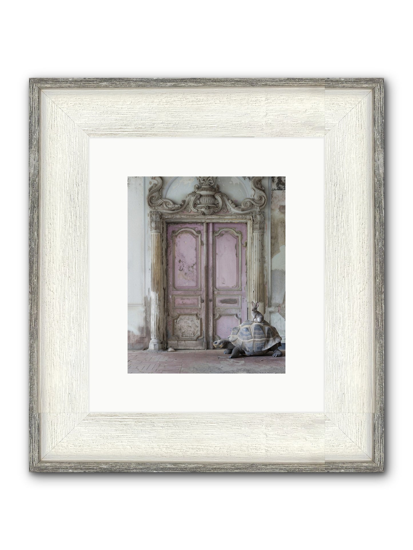 Passage To Whimsical Lands Framed Print - Driftwood White 8x10