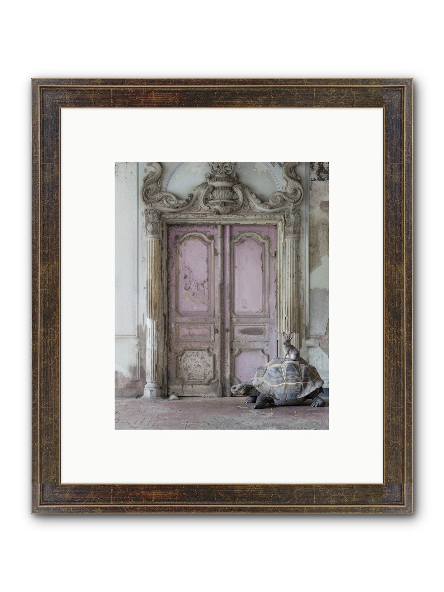 Passage To Whimsical Lands Framed Print - Slimwoods Black/Gold 8x10