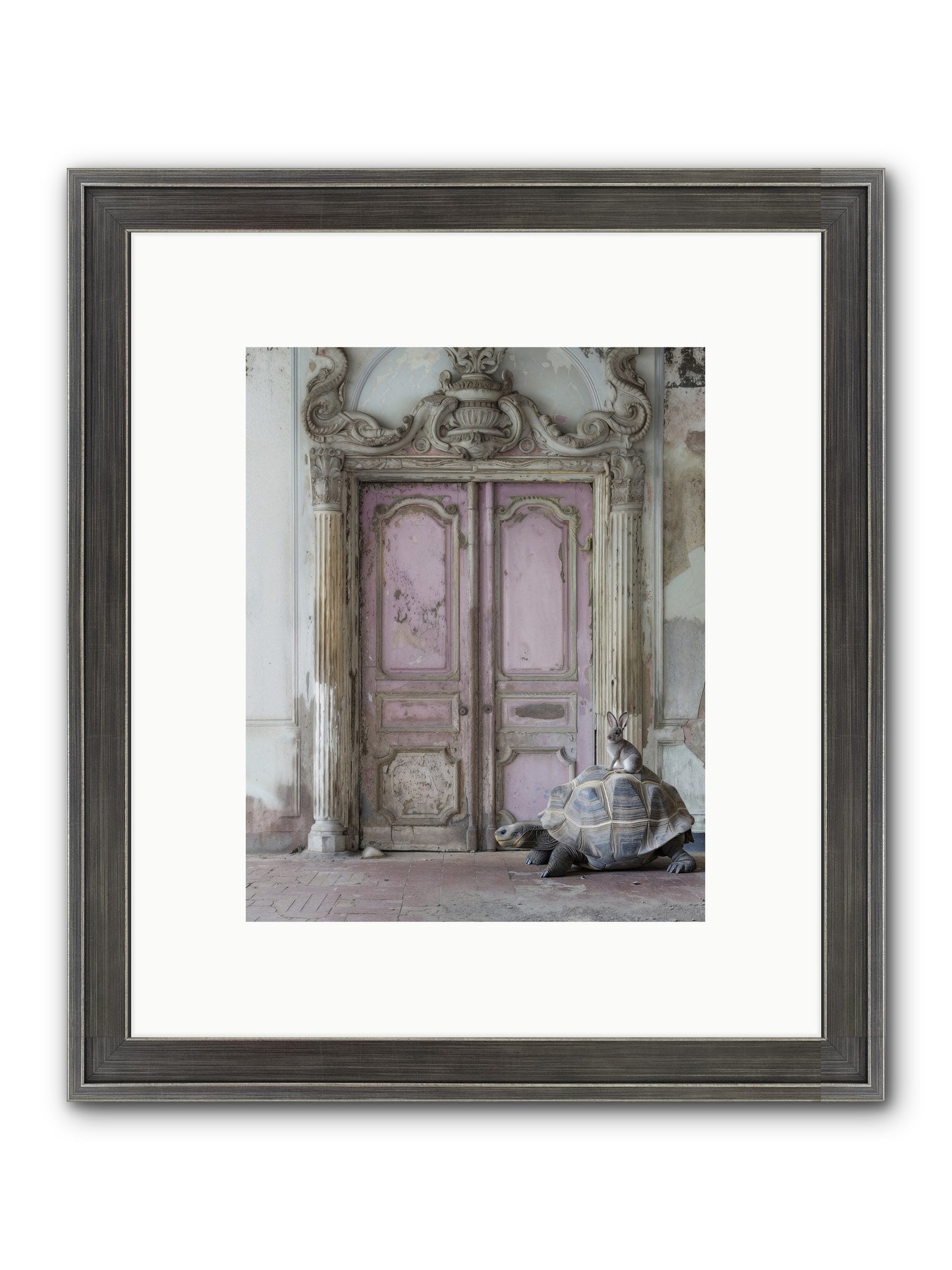 Passage To Whimsical Lands Framed Print - Slimwoods Black/Silver 8x10