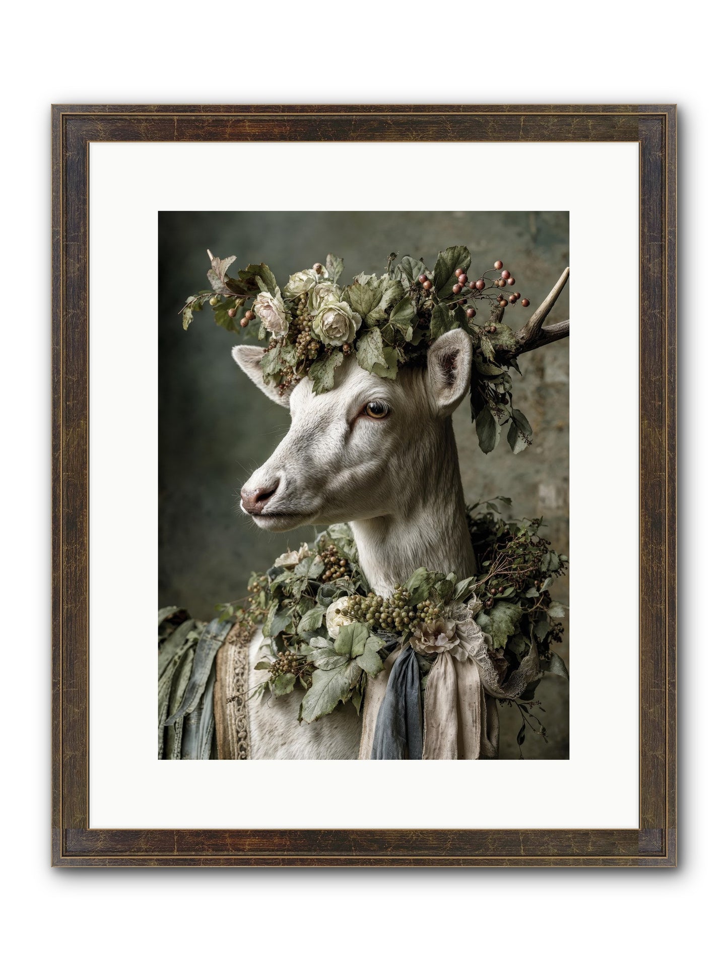 Pastiche Framed Print - Slimwoods Black/Gold 12x16