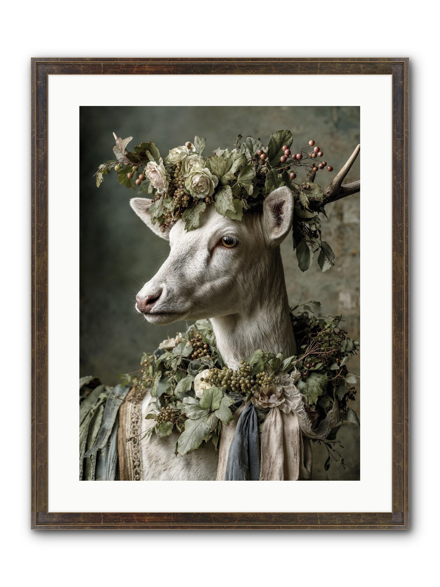 Pastiche Framed Print - Slimwoods Black/Gold 18x24