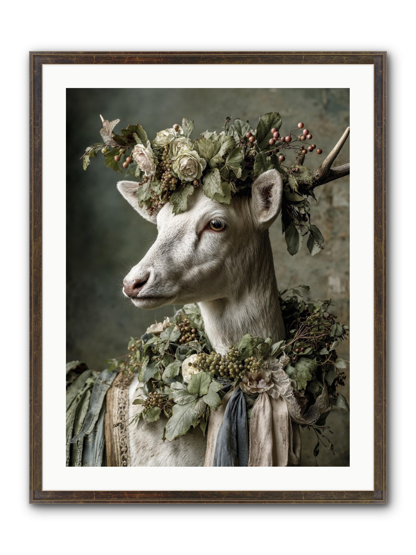 Pastiche Framed Print - Slimwoods Black/Gold 24x32