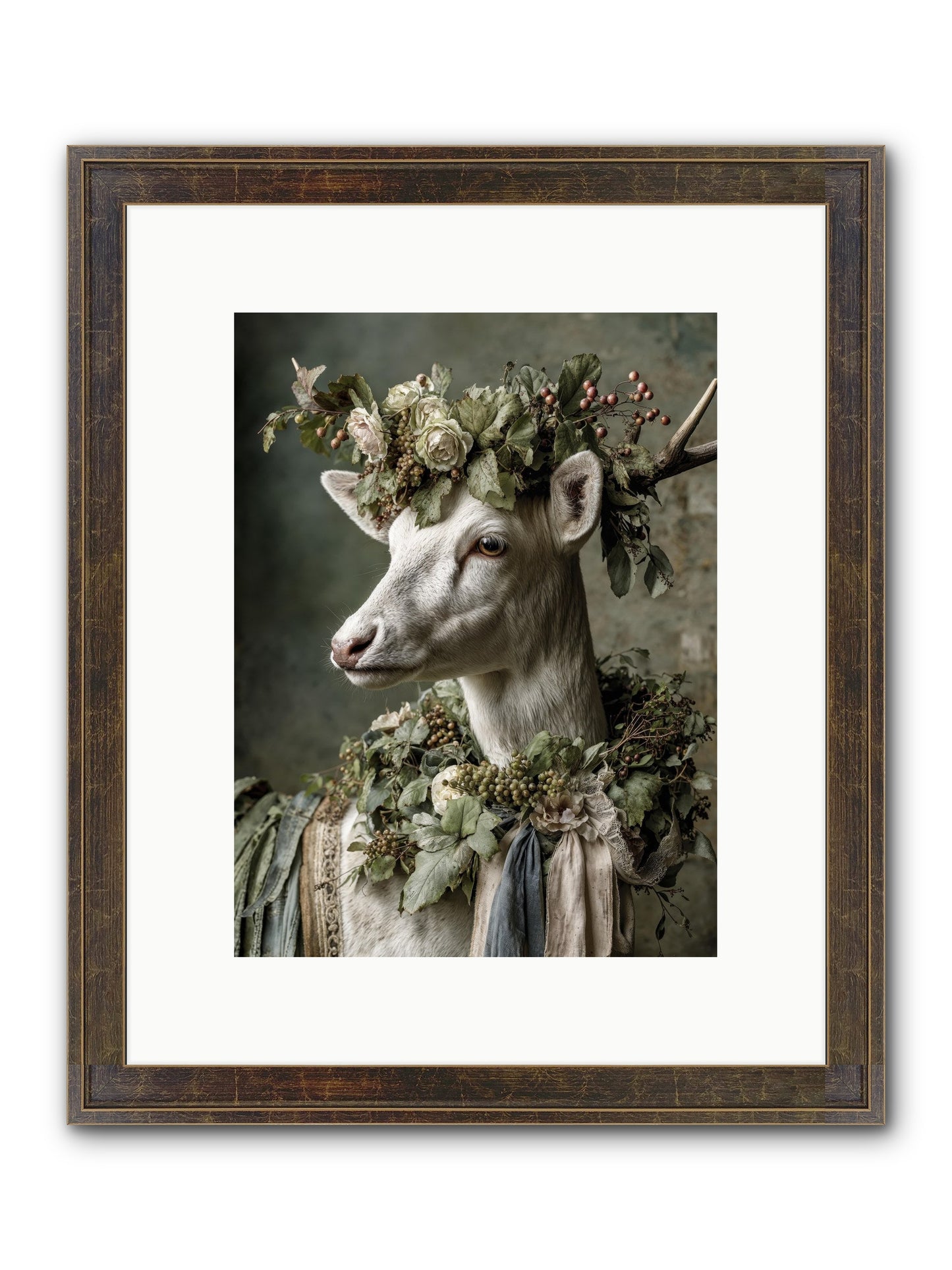 Pastiche Framed Print - Slimwoods Black/Gold 9x12
