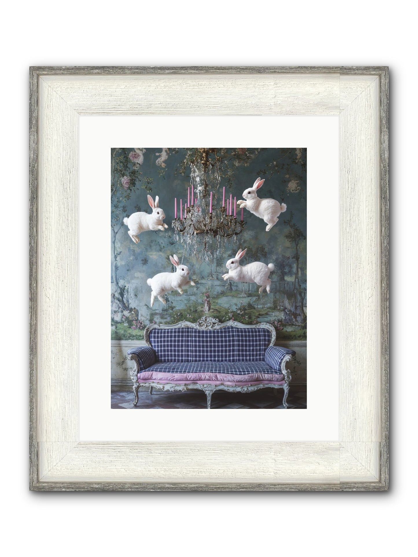 Pastoral Symphony Rising Framed Print - Driftwood White 12x16