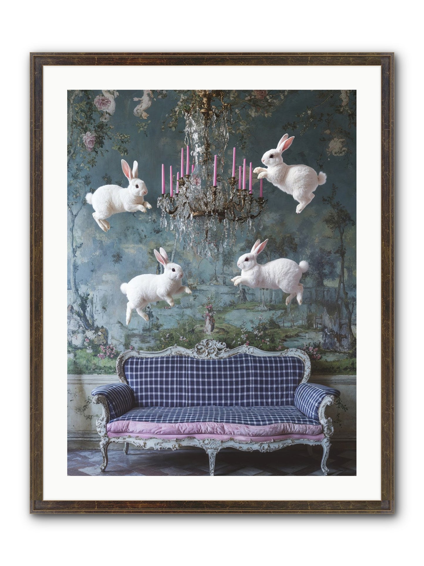 Pastoral Symphony Rising Framed Print - Slimwoods Black/Gold 24x32