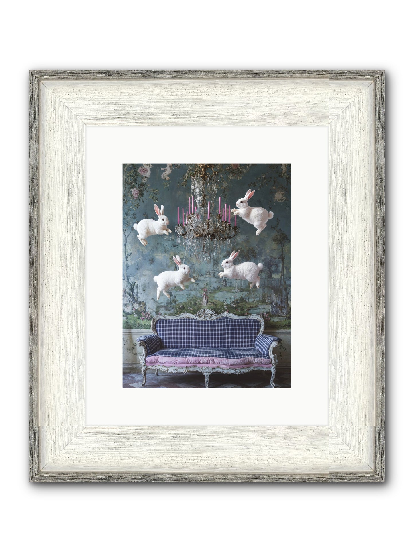 Pastoral Symphony Rising Framed Print - Driftwood White 9x12