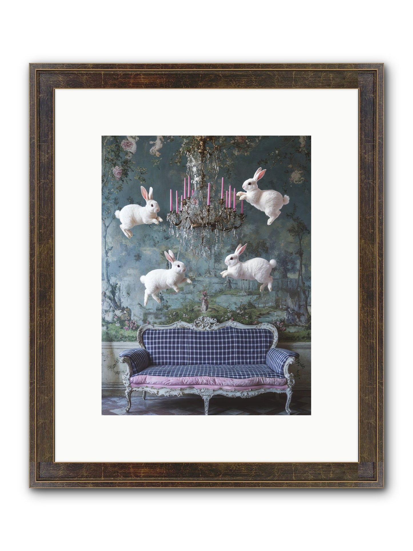 Pastoral Symphony Rising Framed Print - Slimwoods Black/Gold 9x12