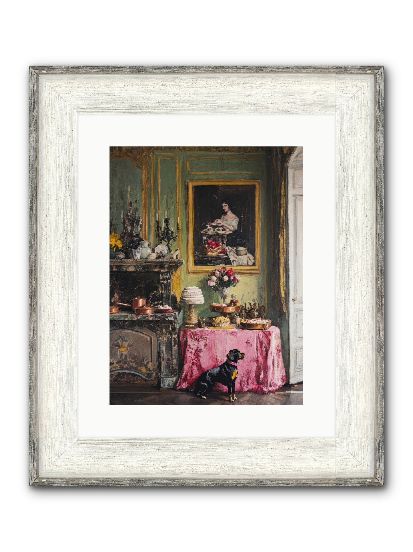 Pastry Devotion Framed Print - Driftwood White 12x16