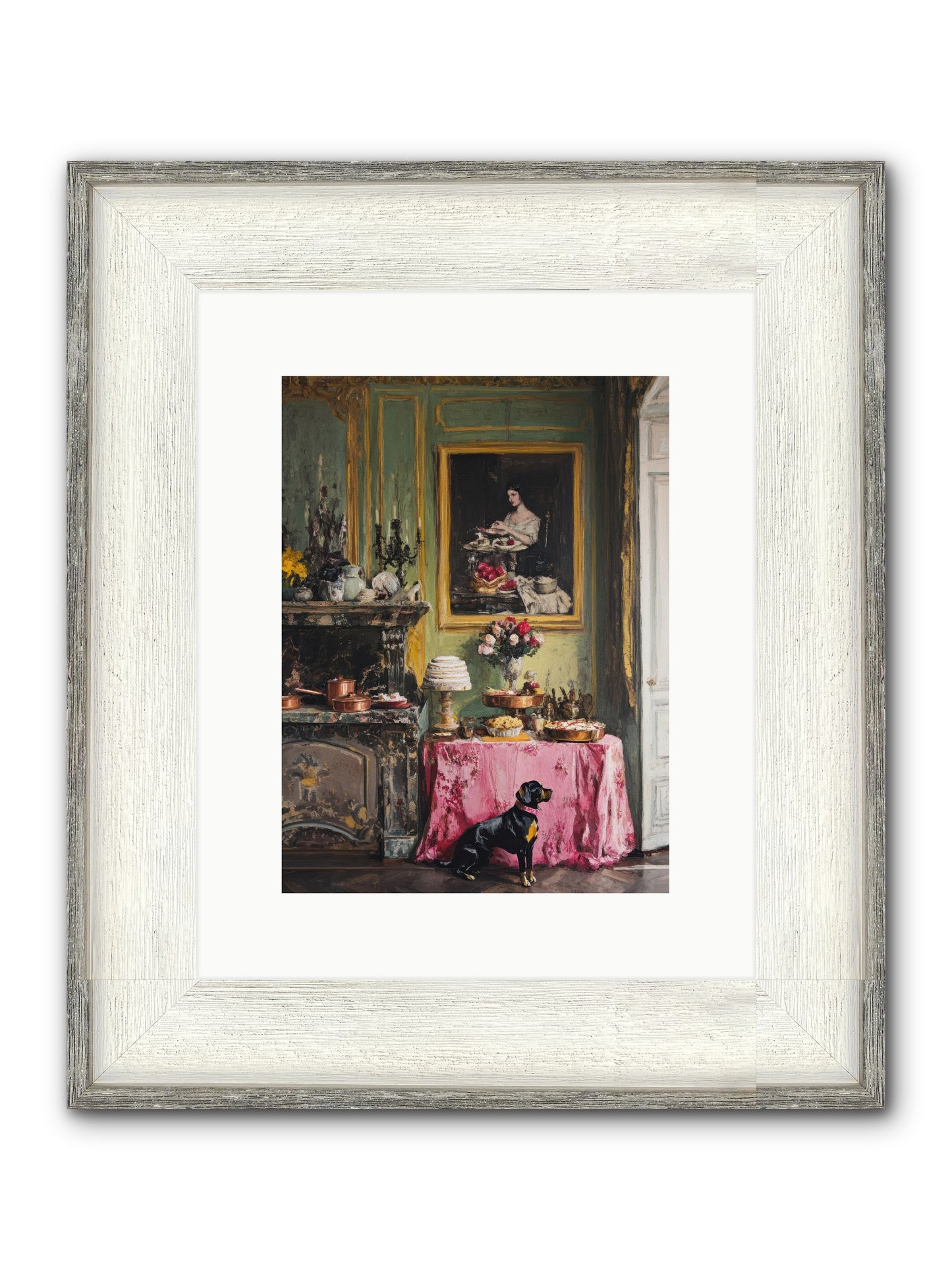Pastry Devotion Framed Print - Driftwood White 9x12