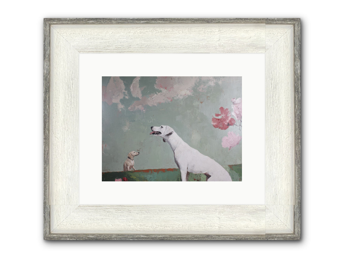 Peaceful Wisdom Framed Print - Driftwood White 12x9