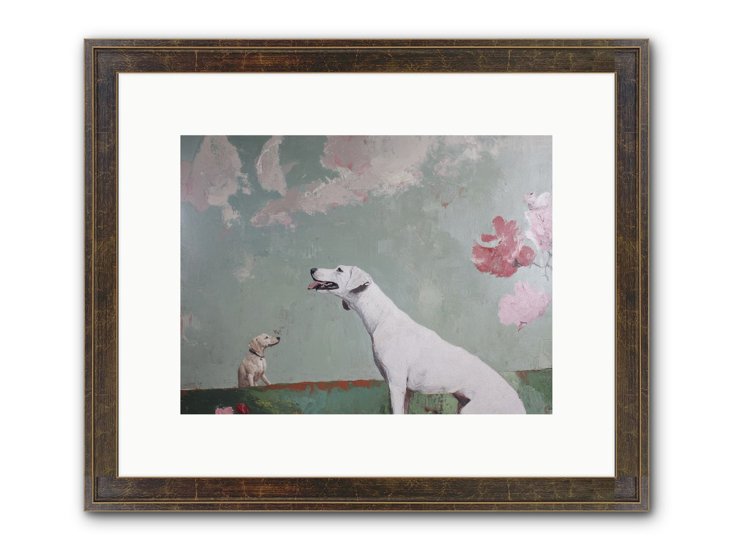 Peaceful Wisdom Framed Print - Slimwoods Black/Gold 12x9