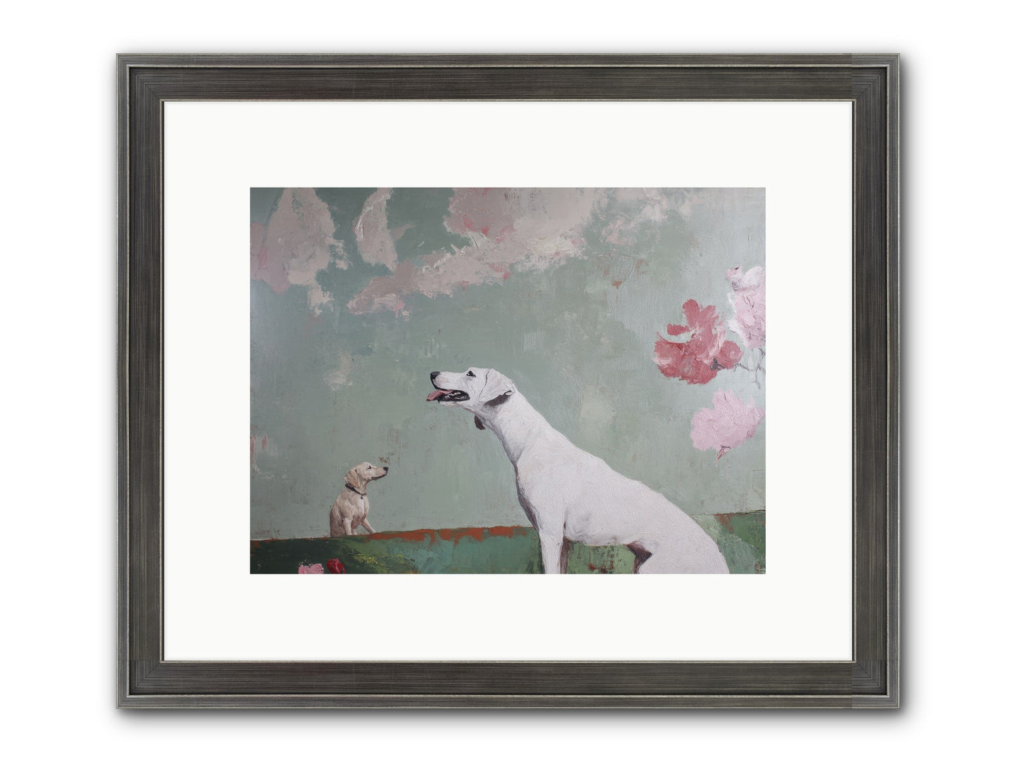 Peaceful Wisdom Framed Print - Slimwoods Black/Silver 12x9