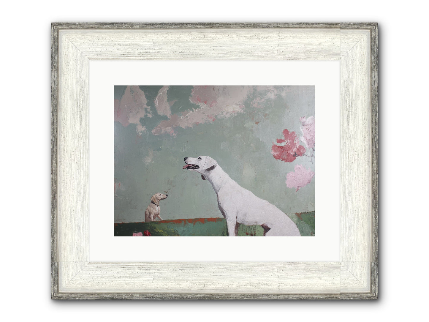 Peaceful Wisdom Framed Print - Driftwood White 16x12