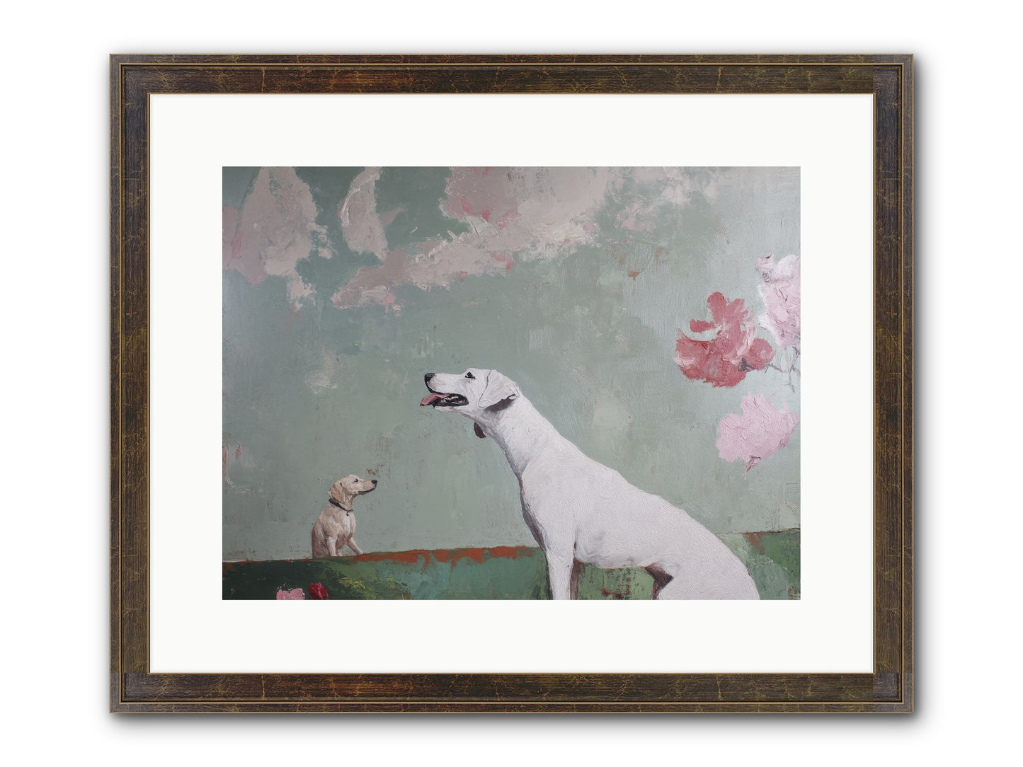 Peaceful Wisdom Framed Print - Slimwoods Black/Gold 16x12