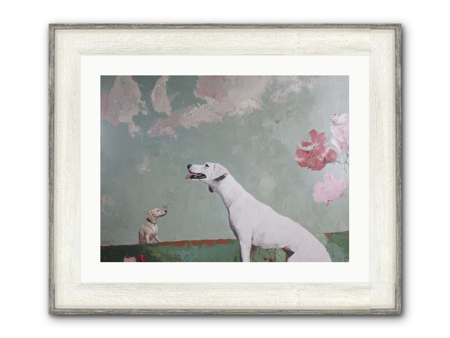 Peaceful Wisdom Framed Print - Driftwood White 24x18