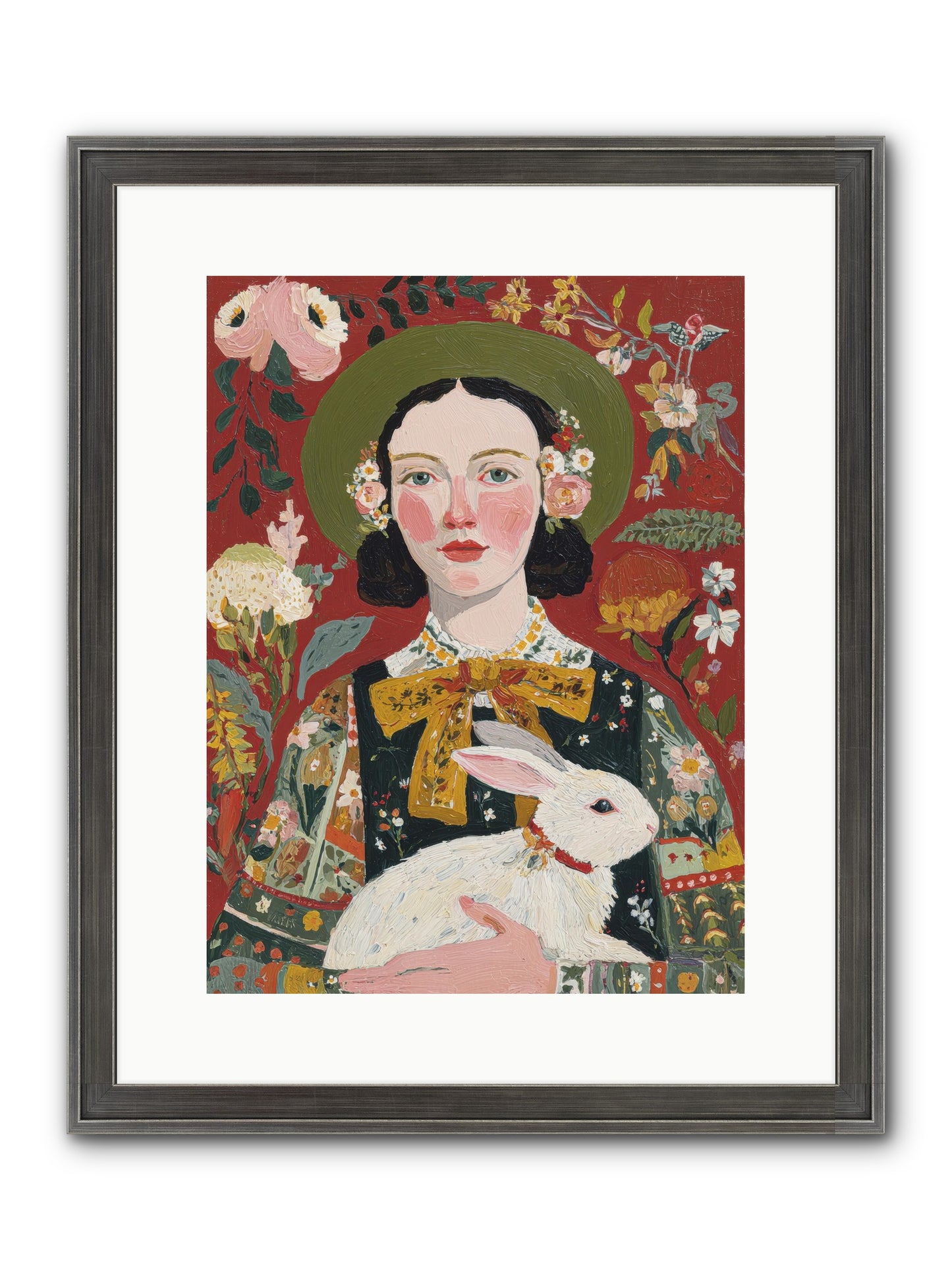 Pear Blossom Press Framed Print - Slimwoods Black/Silver 12x16