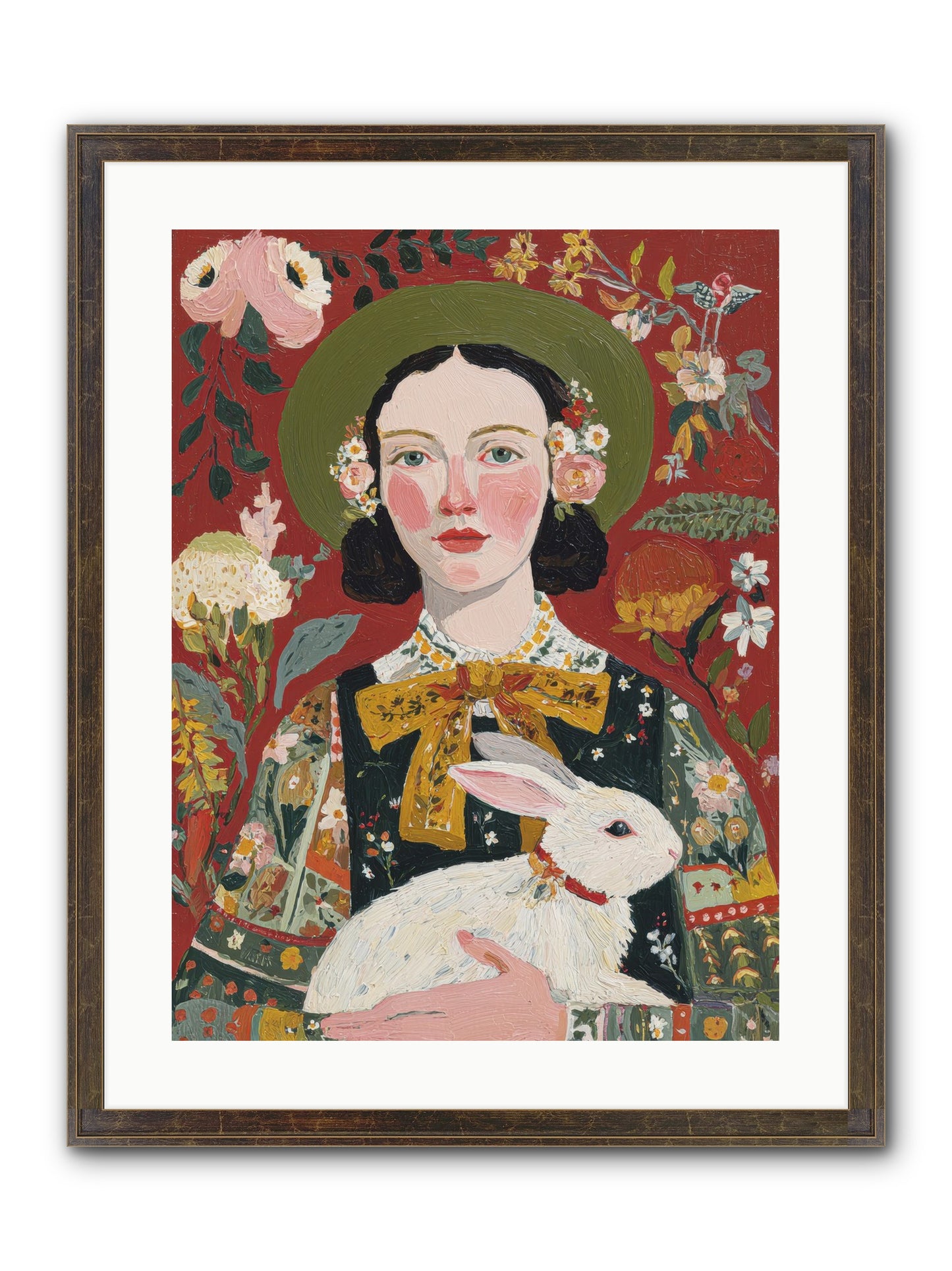 Pear Blossom Press Framed Print - Slimwoods Black/Gold 18x24