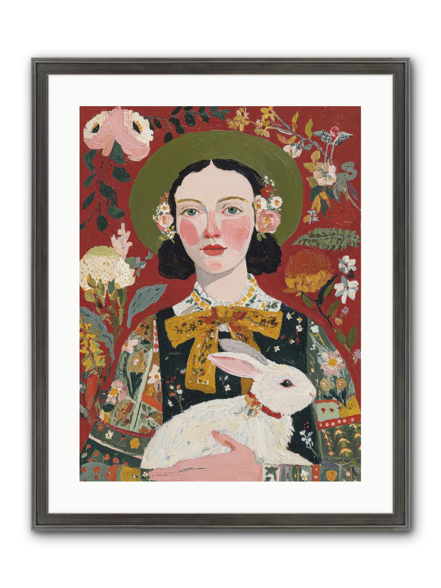 Pear Blossom Press Framed Print - Slimwoods Black/Silver 18x24