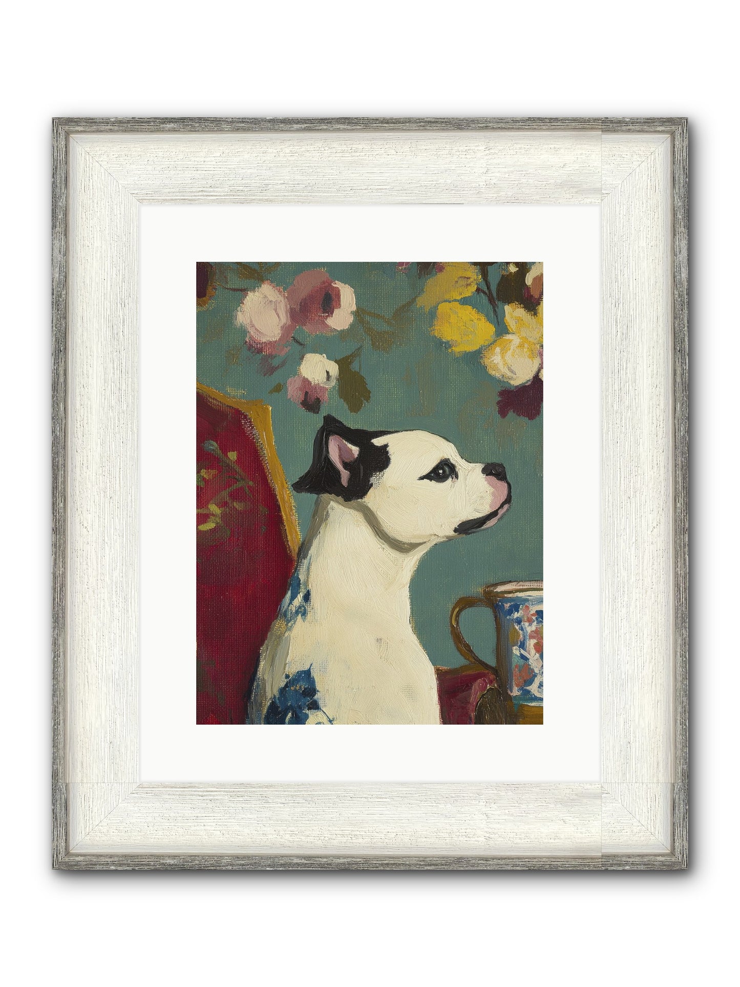 Pearl Framed Print - Driftwood White 12x16