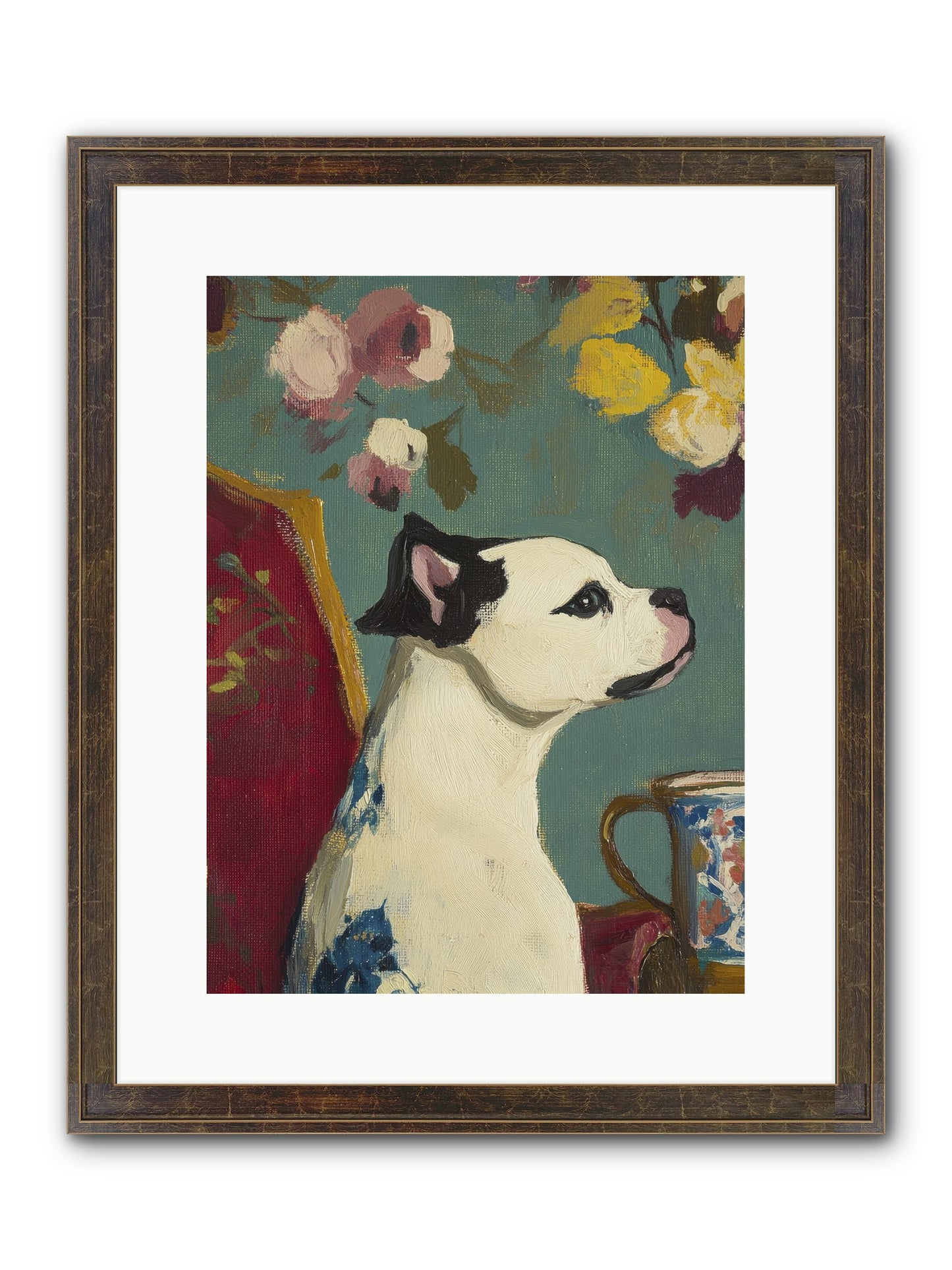 Pearl Framed Print - Slimwoods Black/Gold 12x16