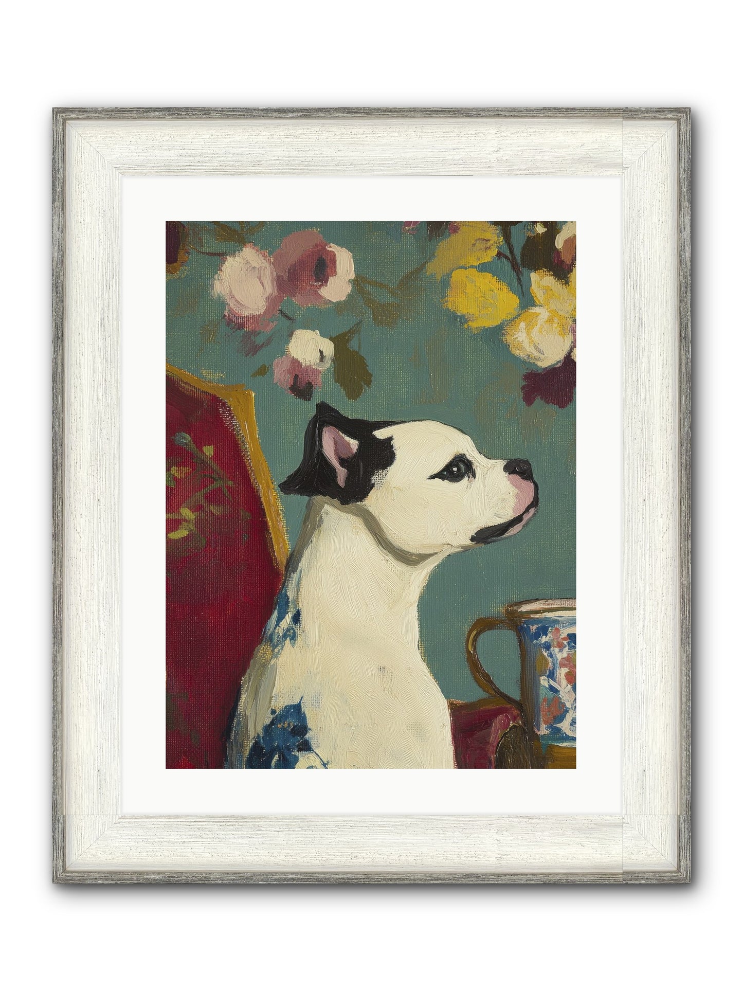 Pearl Framed Print - Driftwood White 18x24