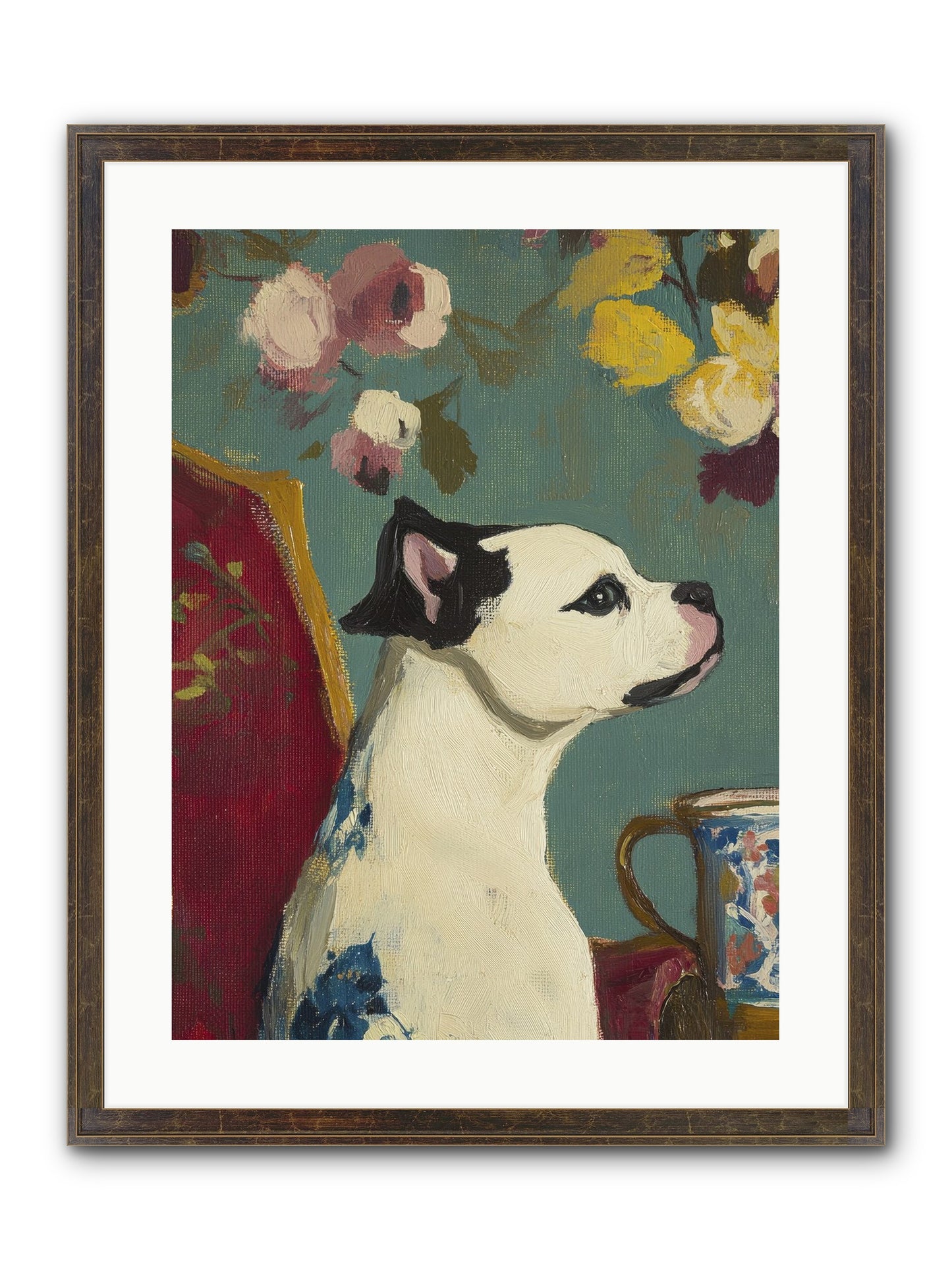 Pearl Framed Print - Slimwoods Black/Gold 18x24