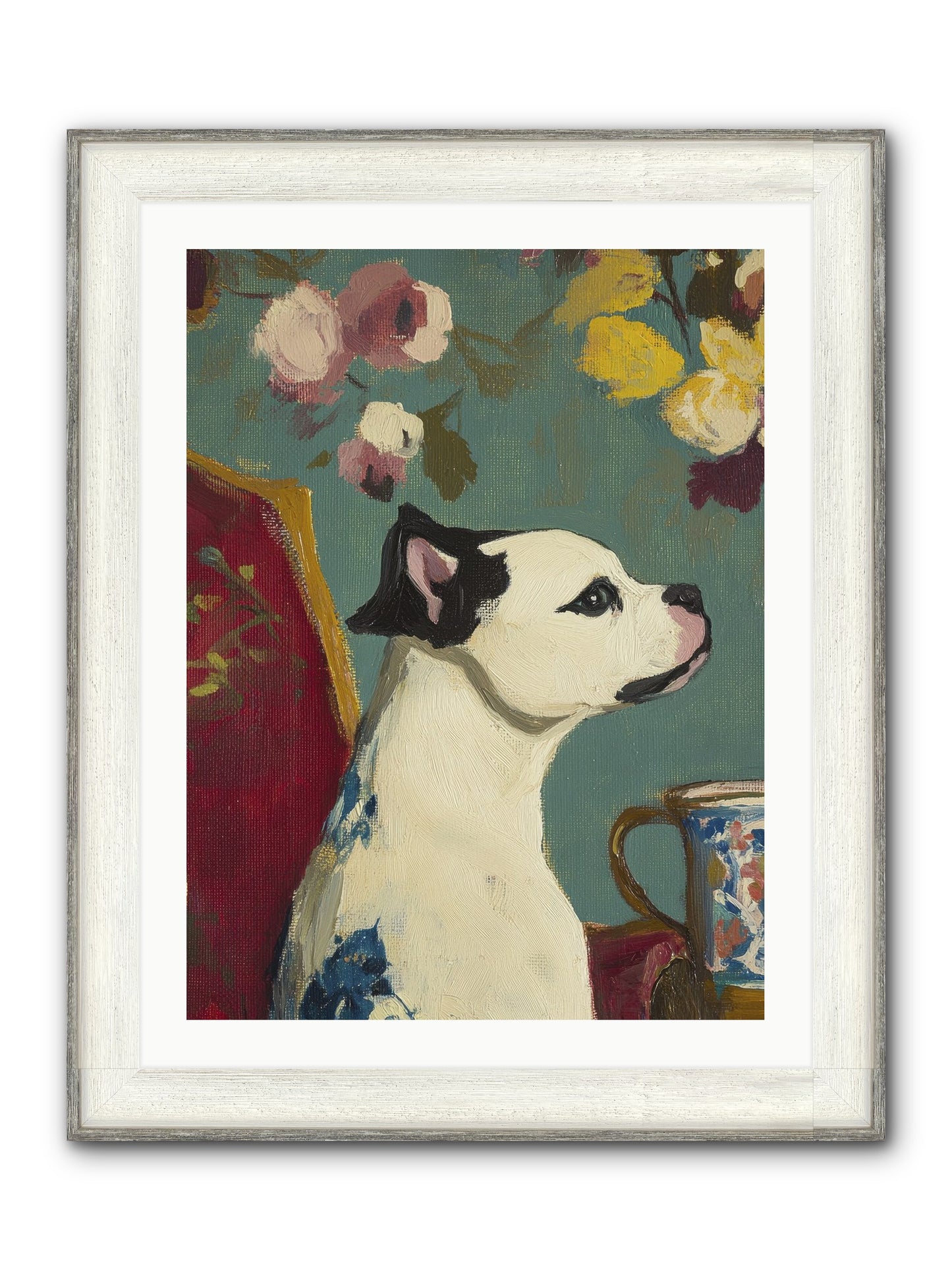 Pearl Framed Print - Driftwood White 24x32