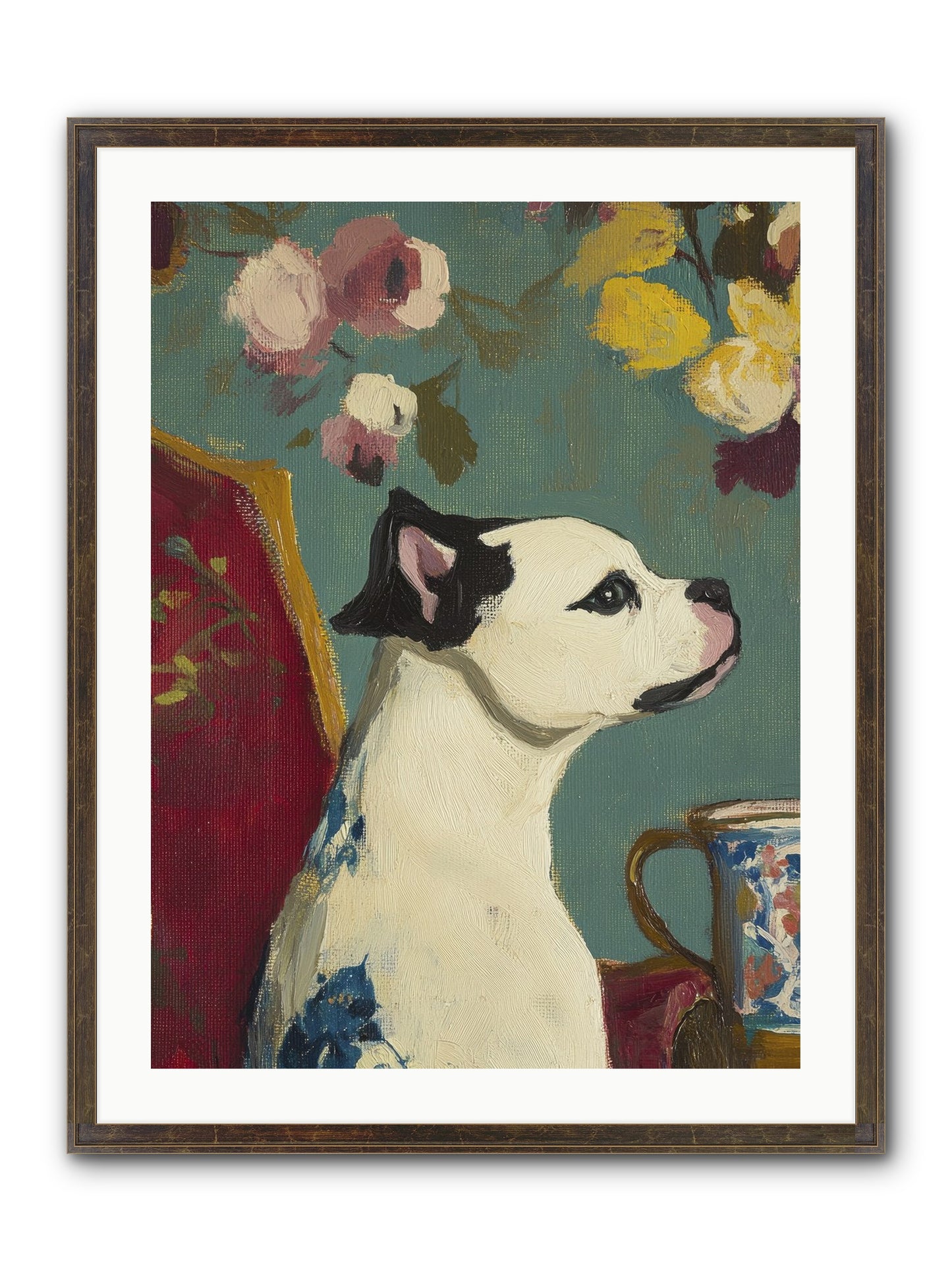 Pearl Framed Print - Slimwoods Black/Gold 24x32